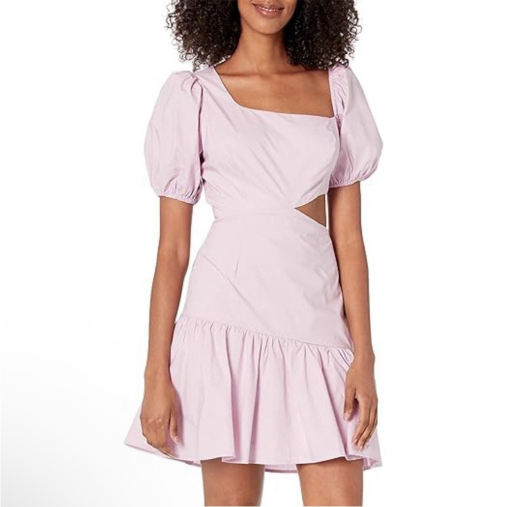 ASTR Mayfair Dress Cutout Medium New With Tags Puff Sleeve